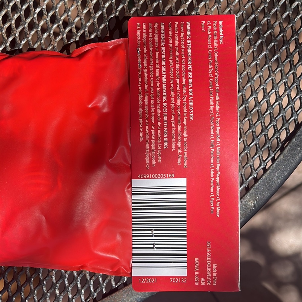 π₯π»HPπ₯π»NEW UNOPENED HEART toTAIL 15 πCAT TOYS, HOLIDAY STOCKING. Hours/Fun - Picture 7 of 7